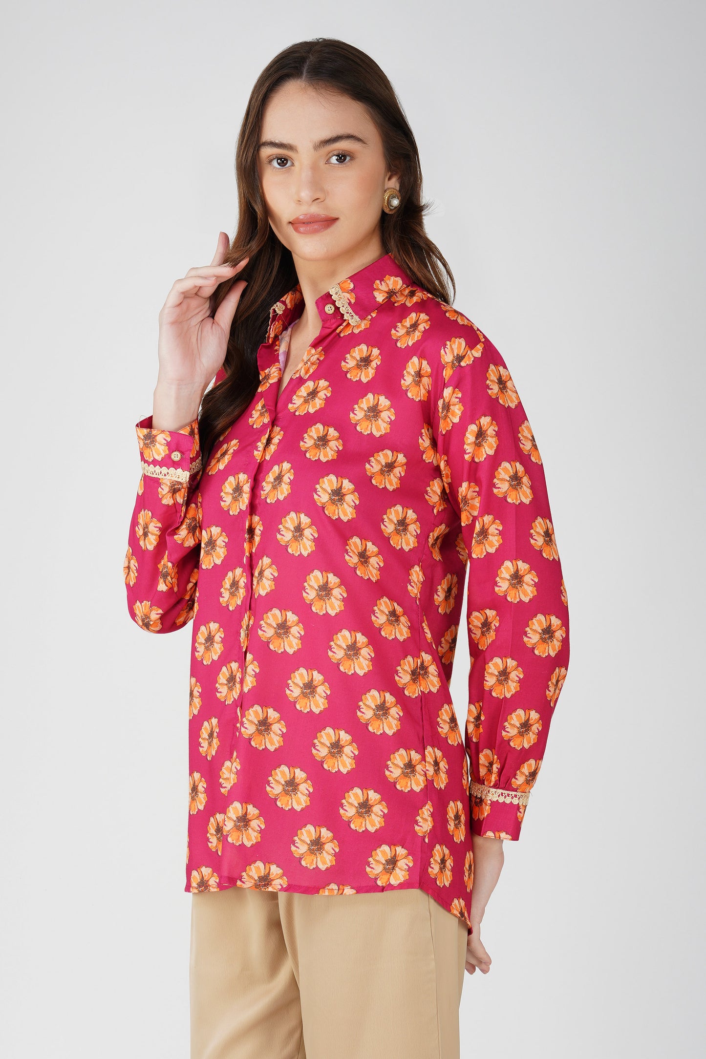 Phool Happy shirt Pink