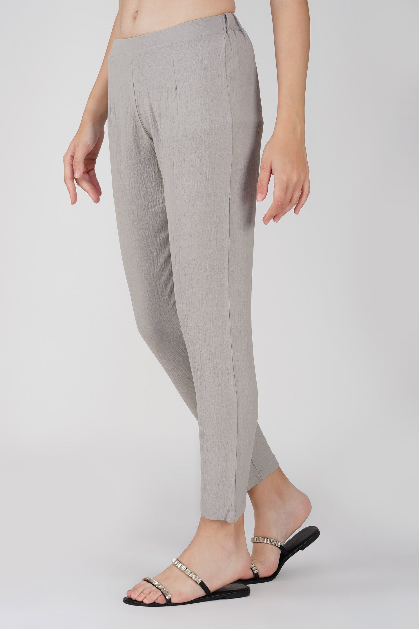 GoGo Pants – Soft Crush Grey Everyday Bottoms with Pocket
