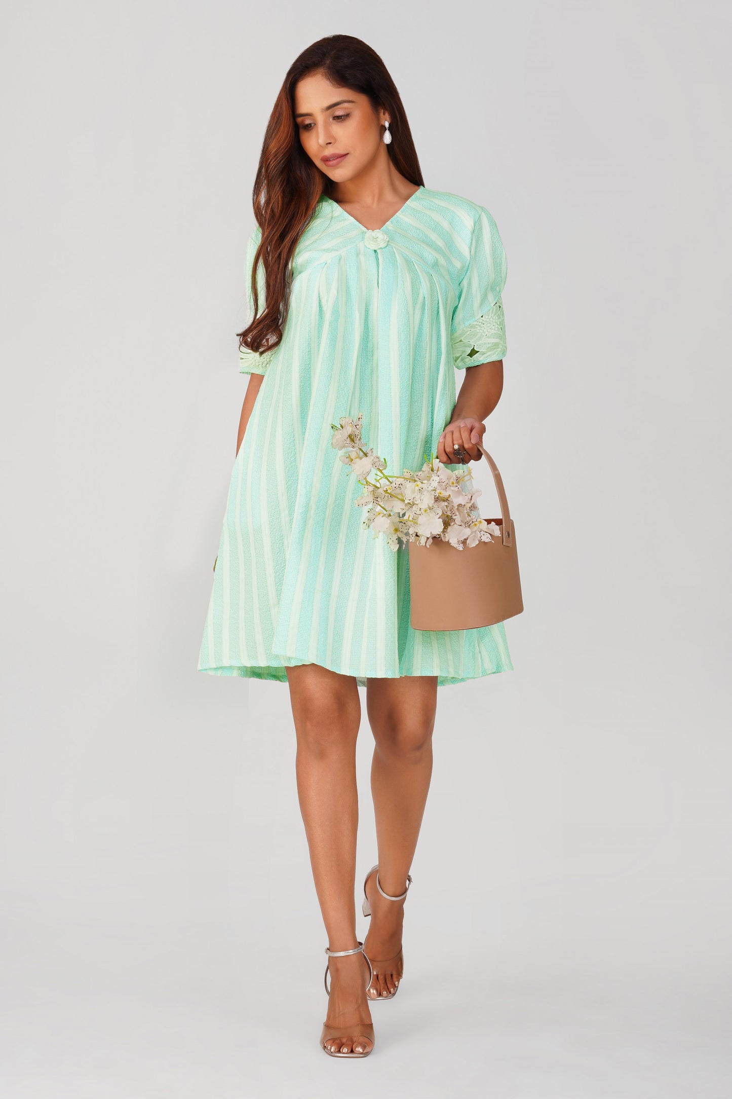 Diti Dress – Mint Meadow