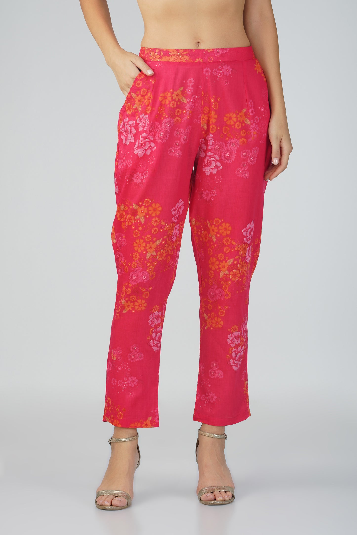 Gul Cotton Co-ord - Pink