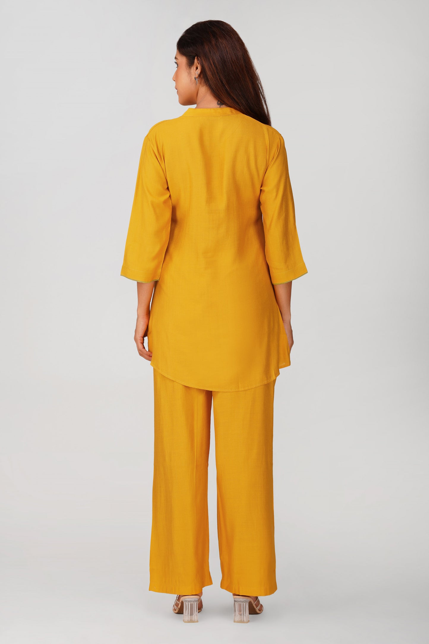 Sabr Everyday Kurta Set Mango Yellow | Bindigasm