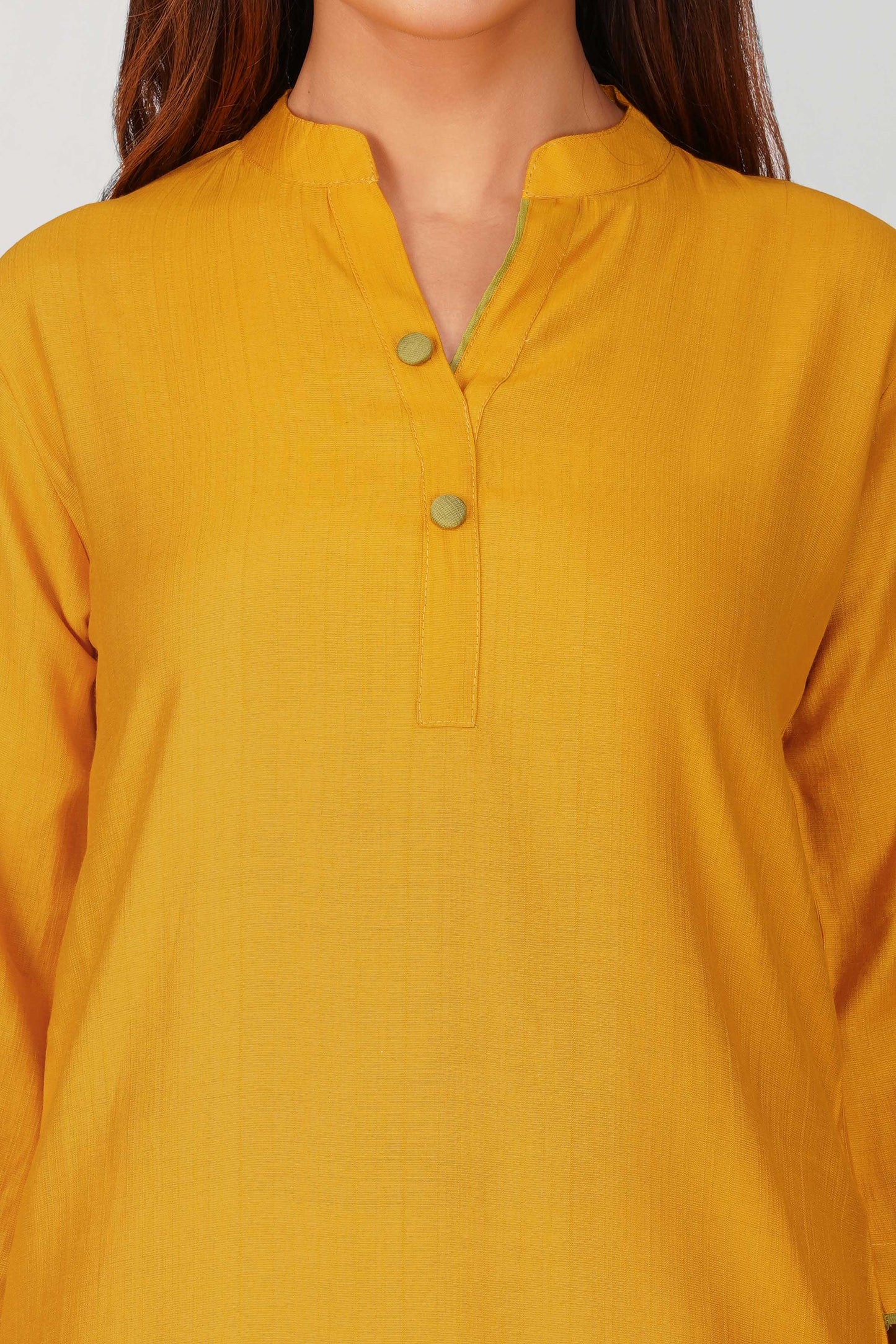 Sabr Everyday Kurta Set Mango Yellow | Bindigasm