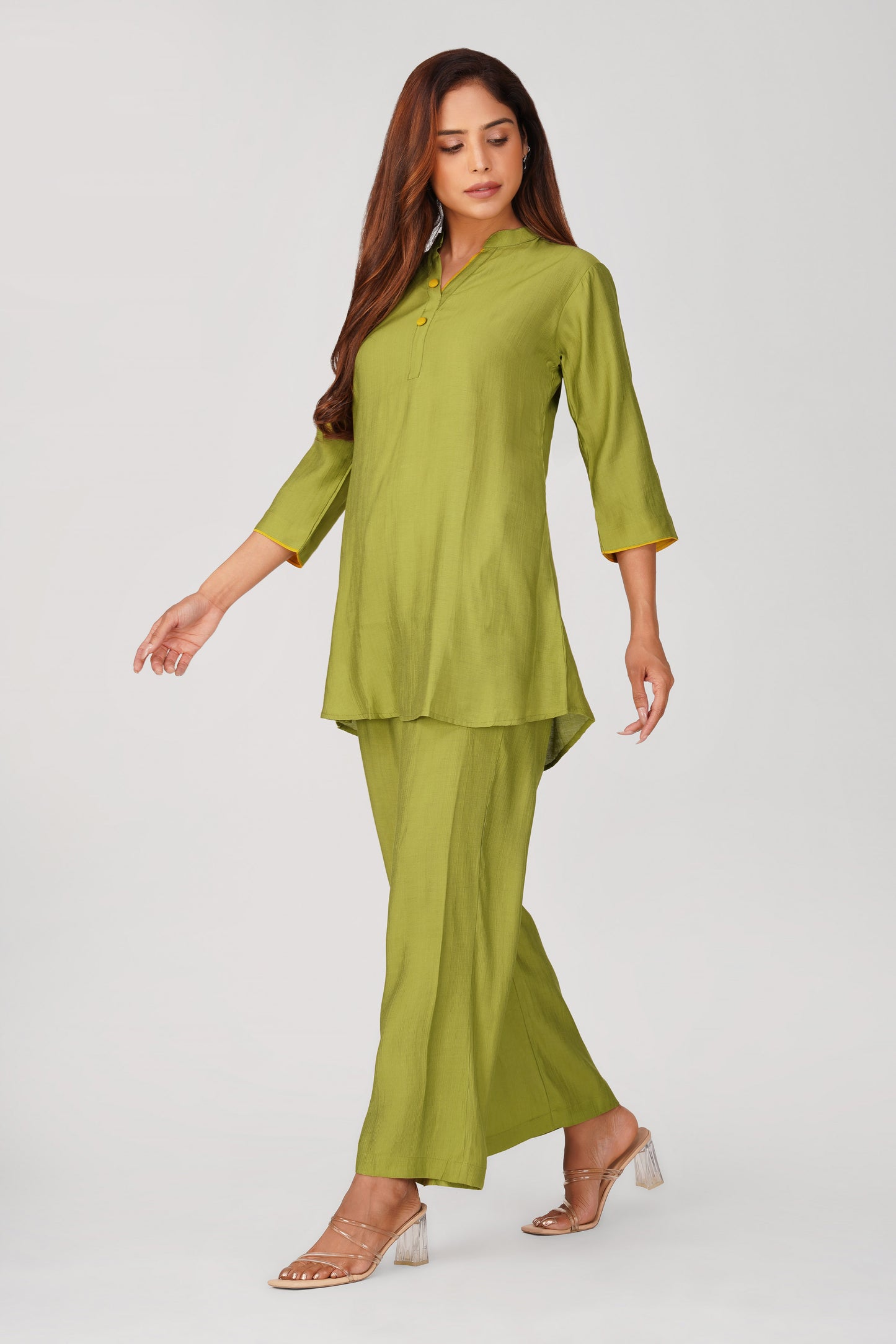 Sabr Everyday Kurta Set Fresh Green | Bindigasm