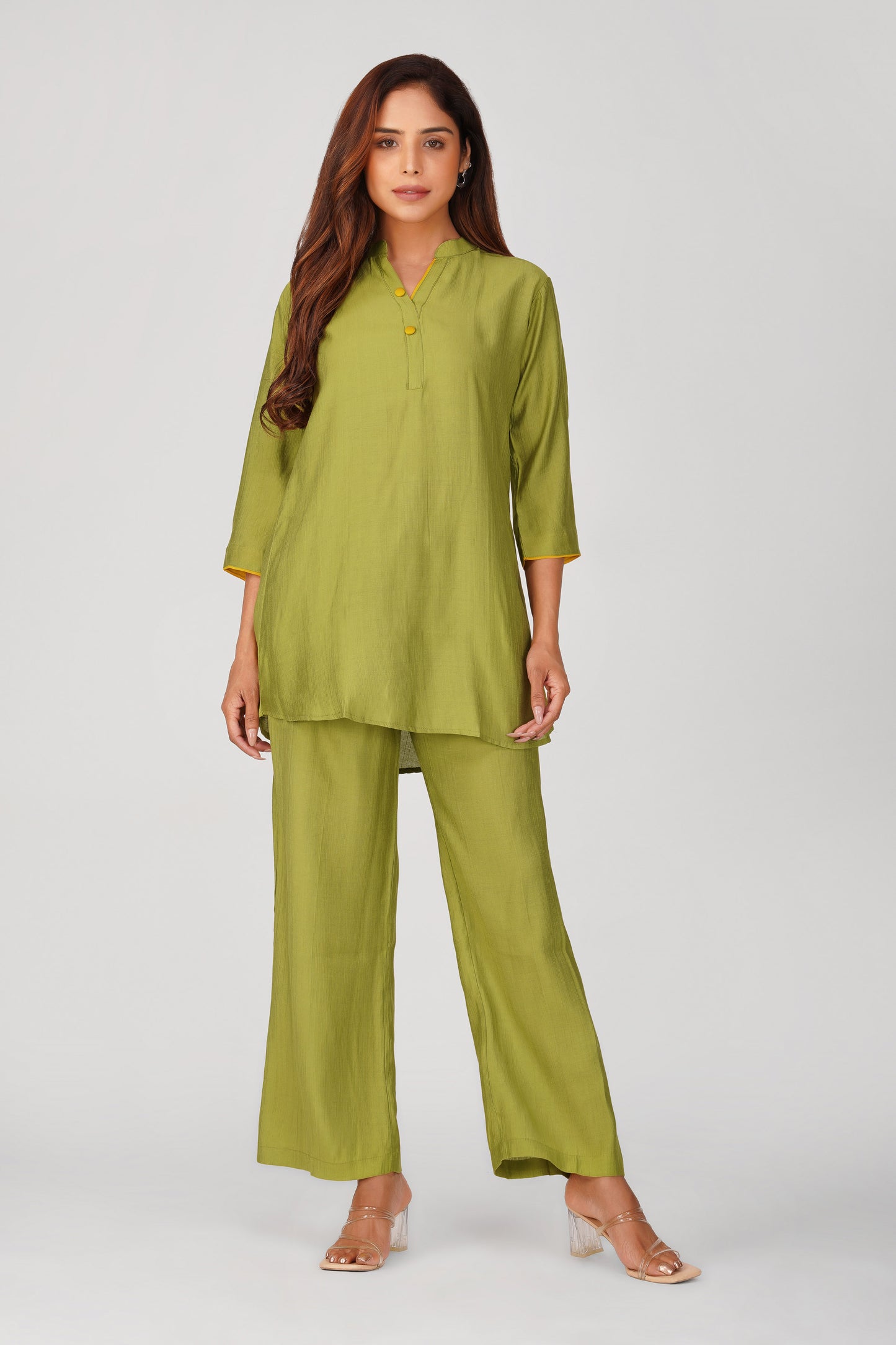 Sabr Everyday Kurta Set Fresh Green | Bindigasm