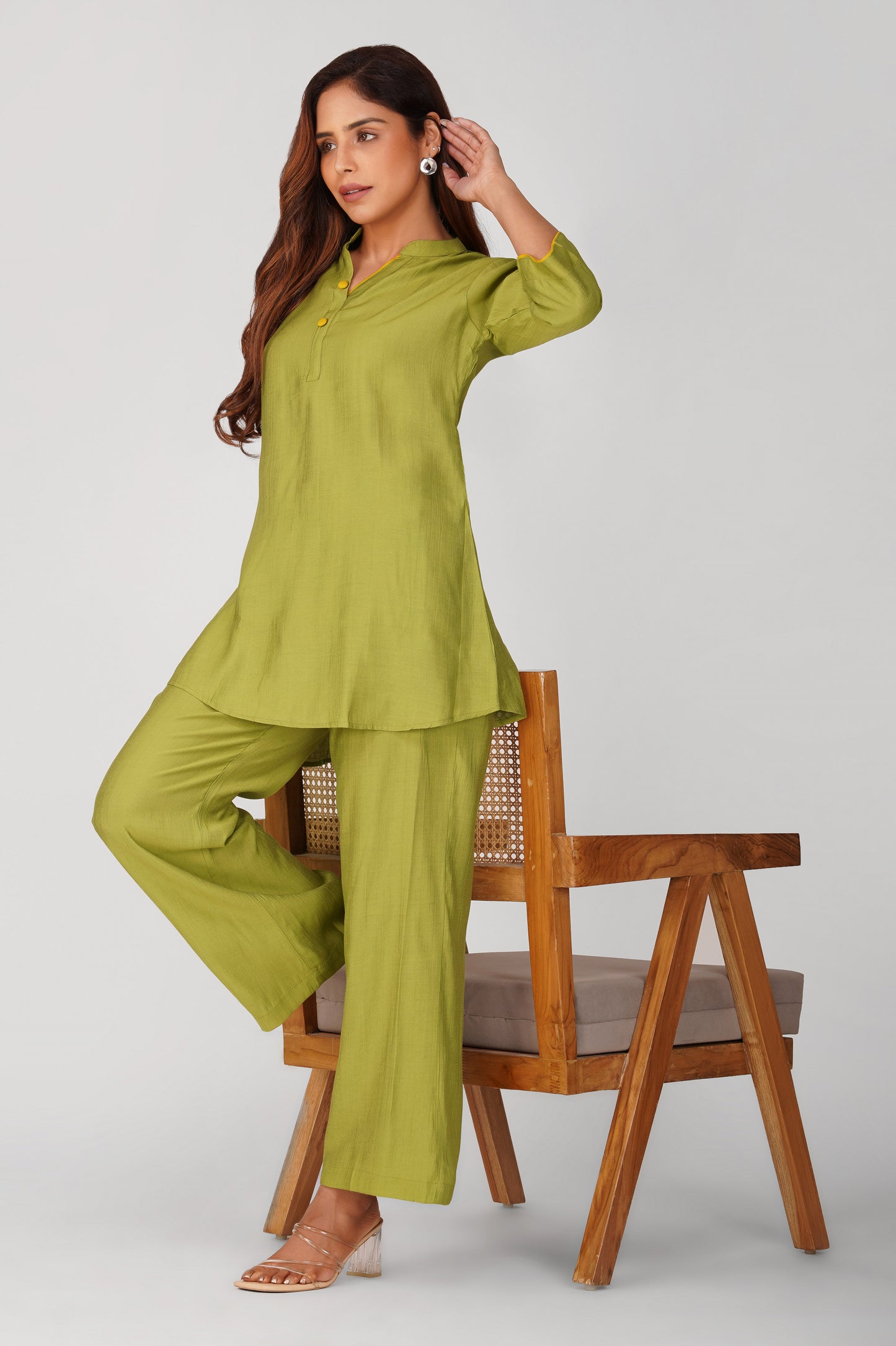 Sabr Everyday Kurta Set Fresh Green | Bindigasm