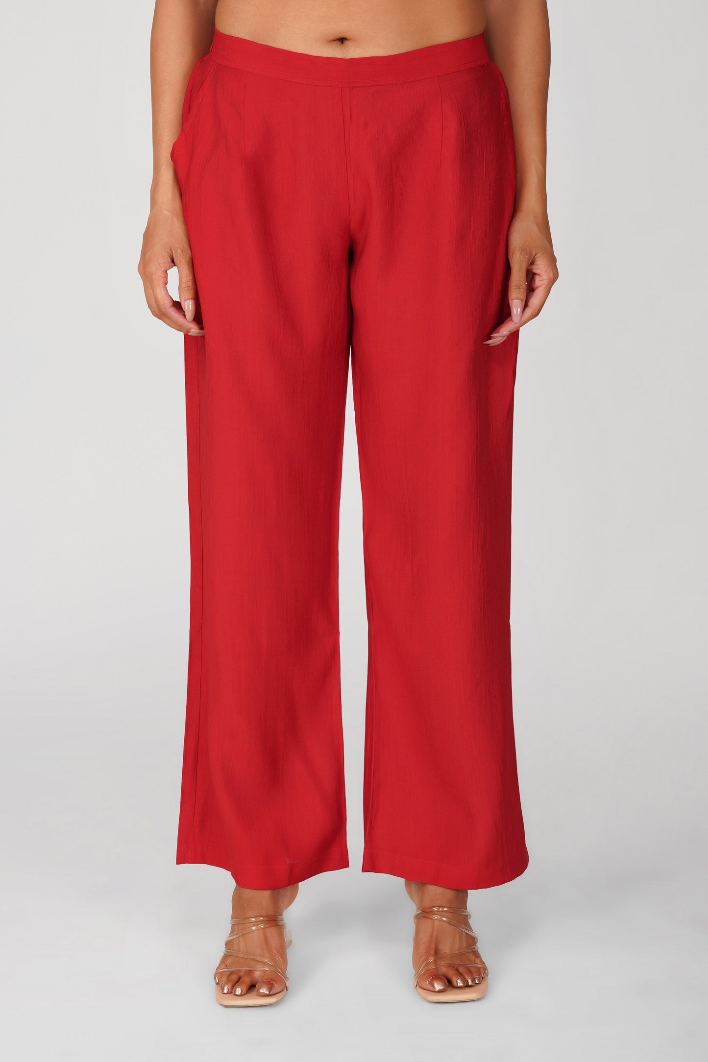 Sabr Everyday Kurta Set Red | Bindigasm