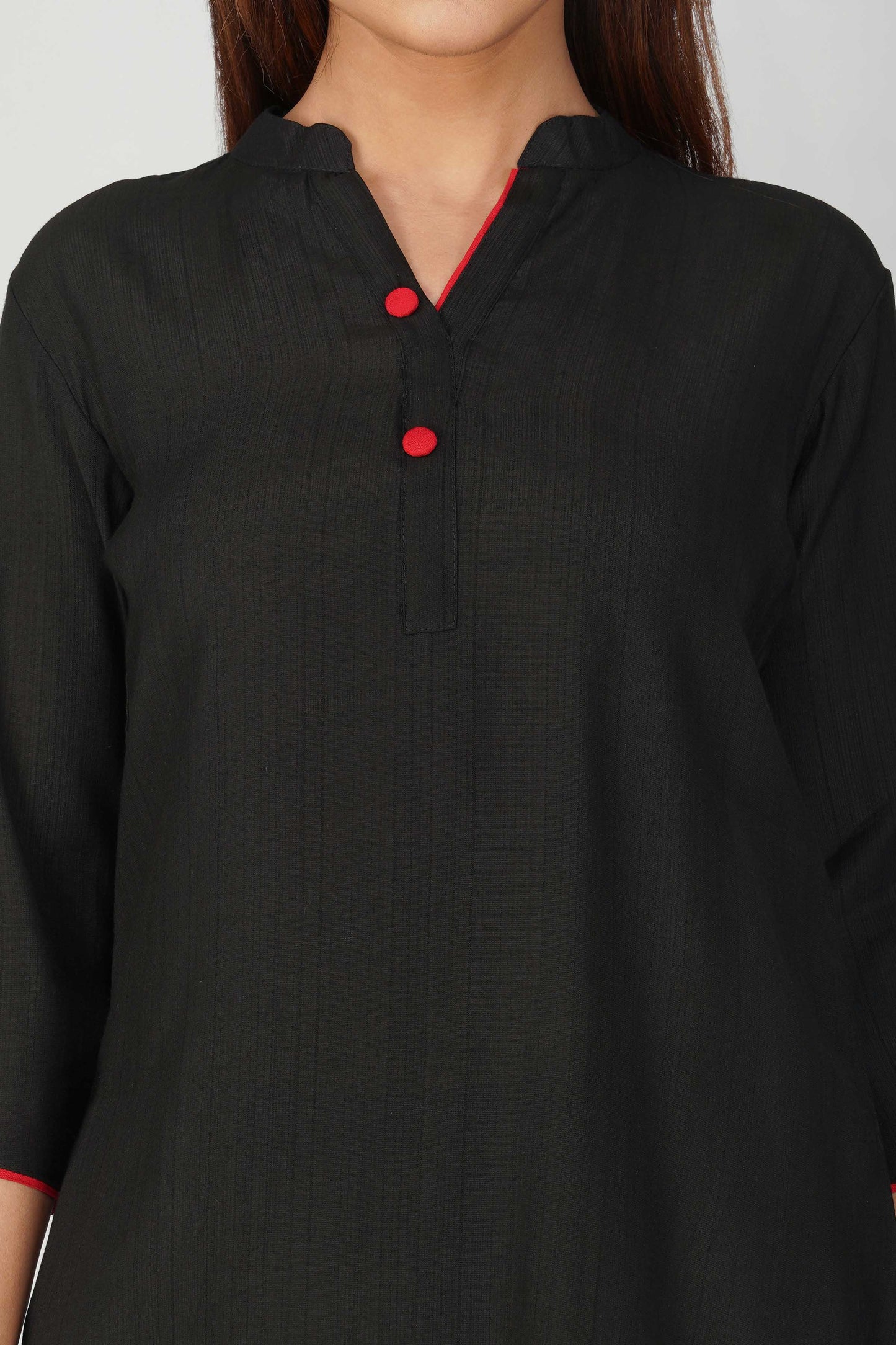 Sabr Everyday Kurta Set Black | Bindigasm