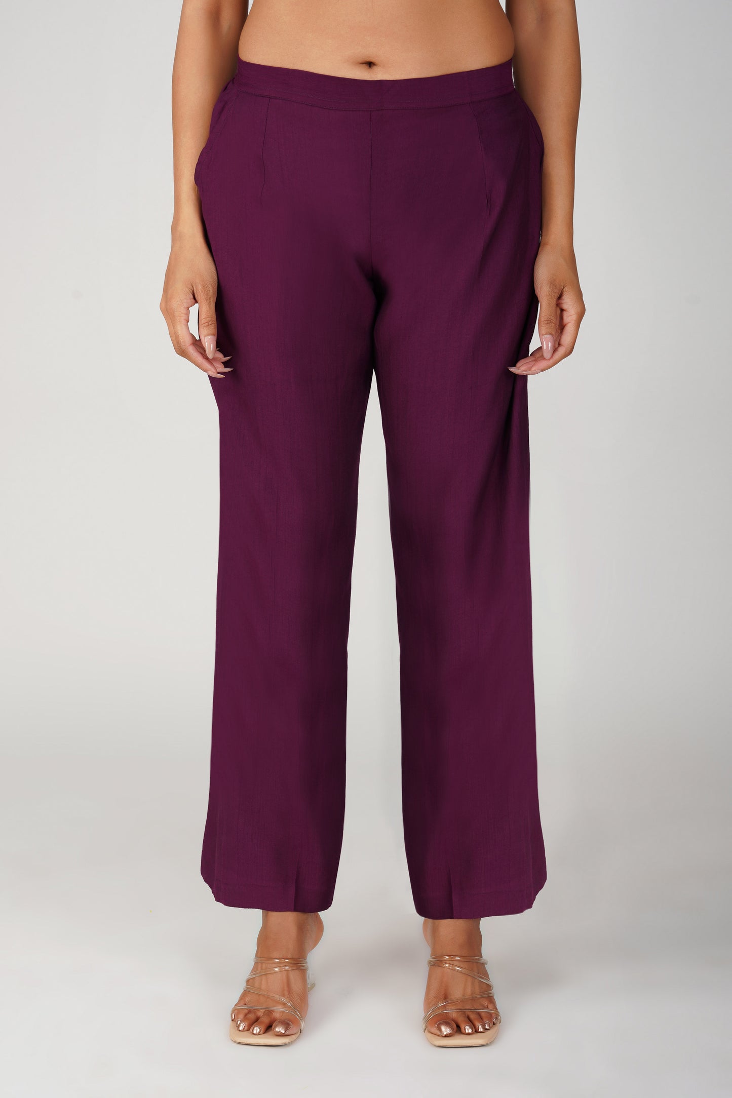 Sabr Everyday Kurta Set Purple | Bindigasm