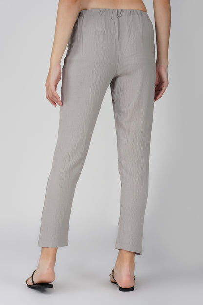 GoGo Pants – Soft Crush Grey Everyday Bottoms with Pocket