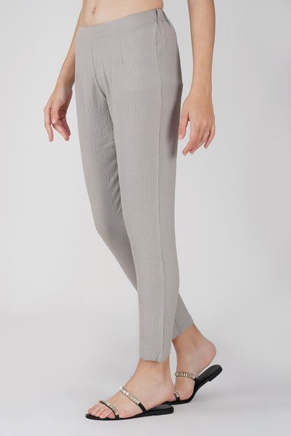GoGo Pants – Soft Crush Grey Everyday Bottoms with Pocket