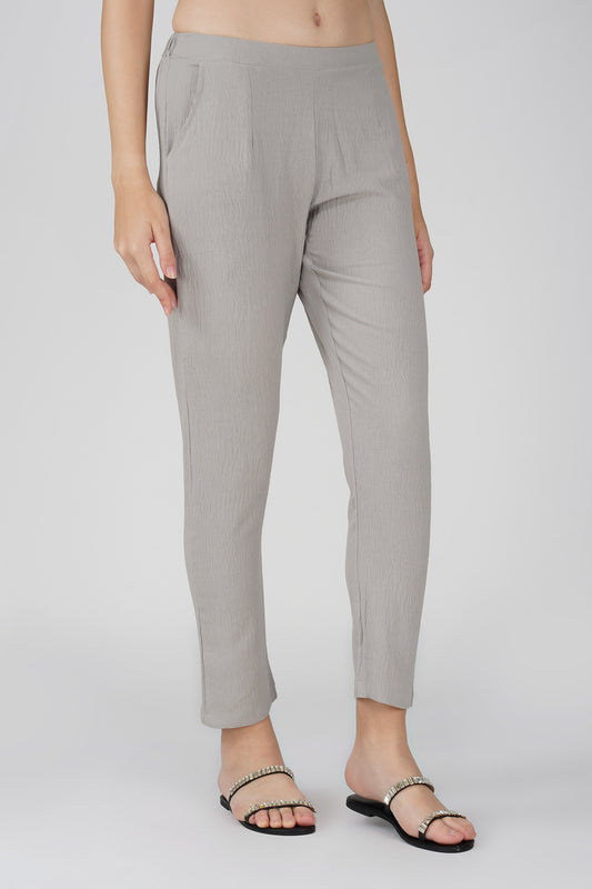 GoGo Pants – Soft Crush Grey Everyday Bottoms with Pocket
