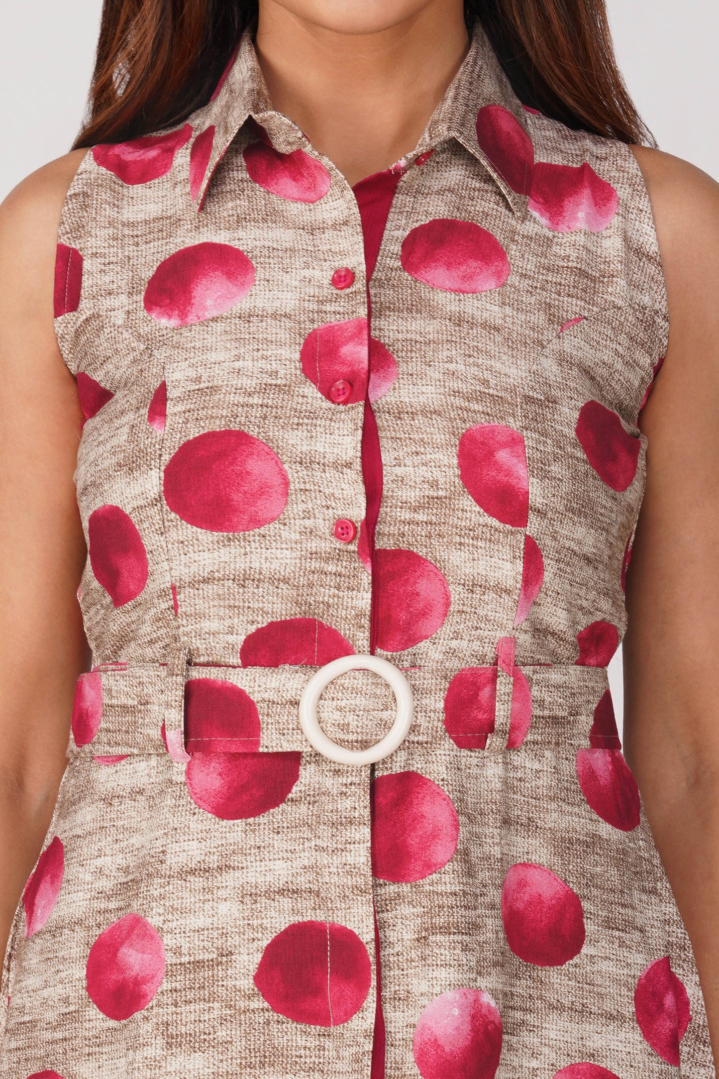 Shirin Shirt Dress – Pink Pop