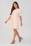 Diti Dress – Soft Peach Glaze
