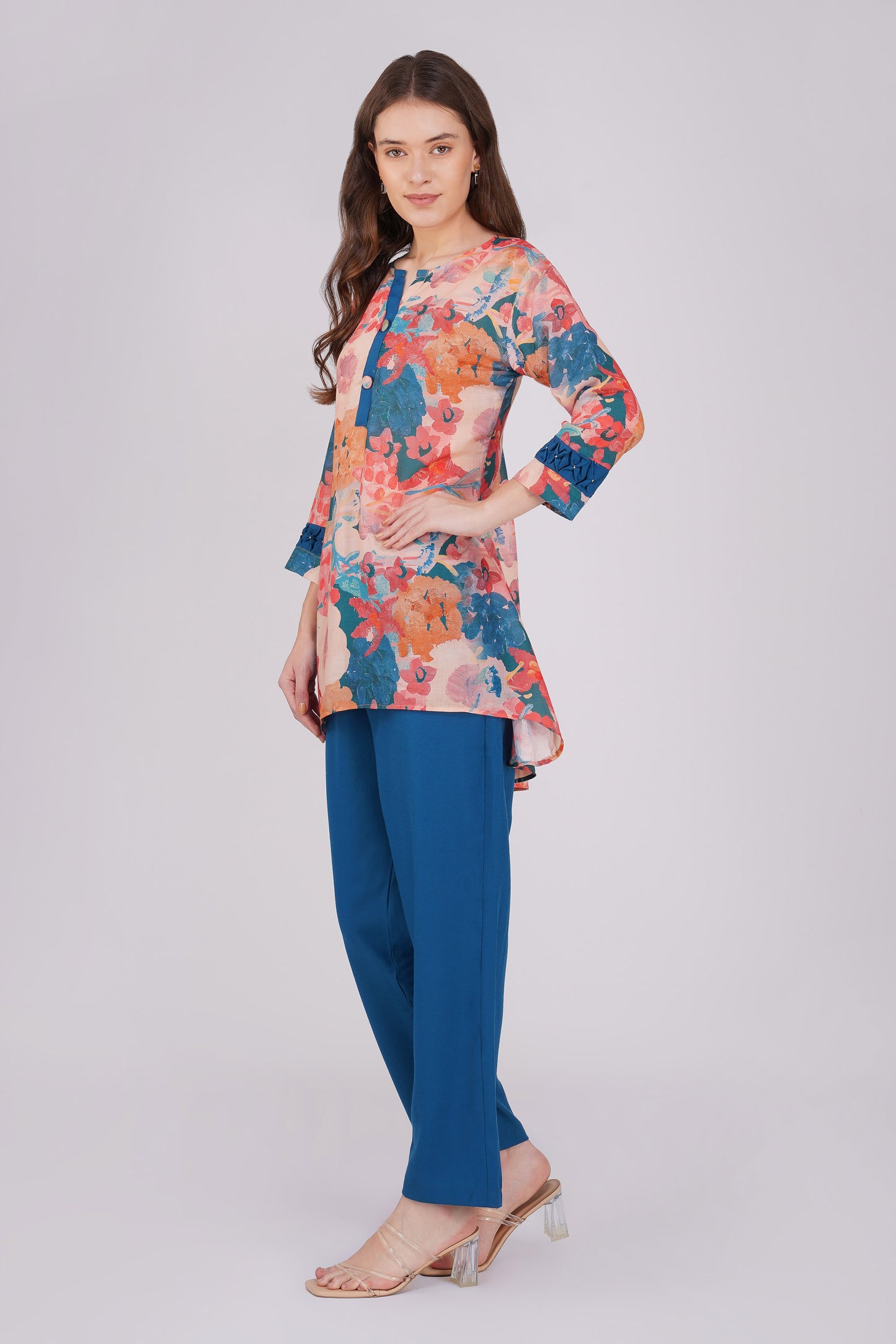 Painter Co-ord Set Peacock