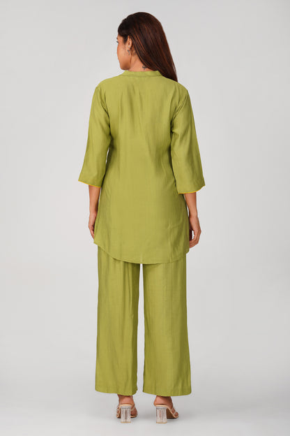 Sabr Everyday Kurta Set Fresh Green | Bindigasm