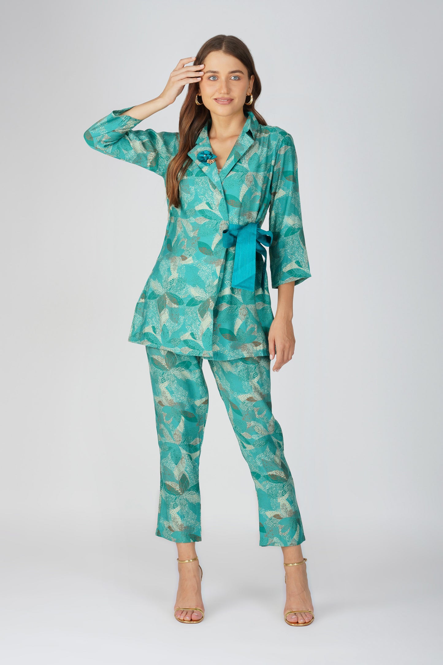 Akira Jacket Co-ord - Sea Green