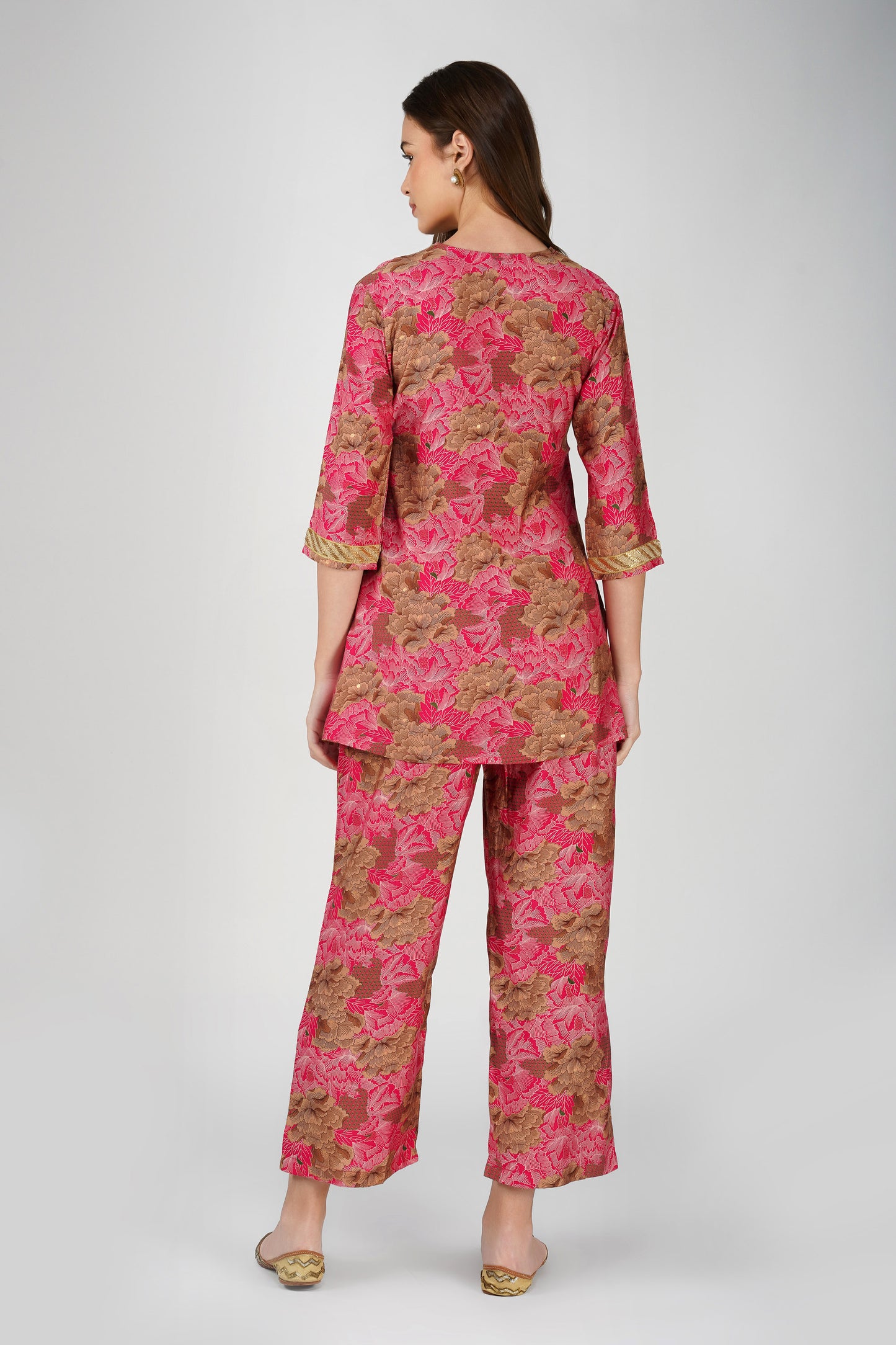 Kiara Floral Jute Co-ord Rani