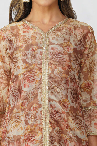 Shimmer Crush Floral Set of 3 – Vintage Rose & Wine
