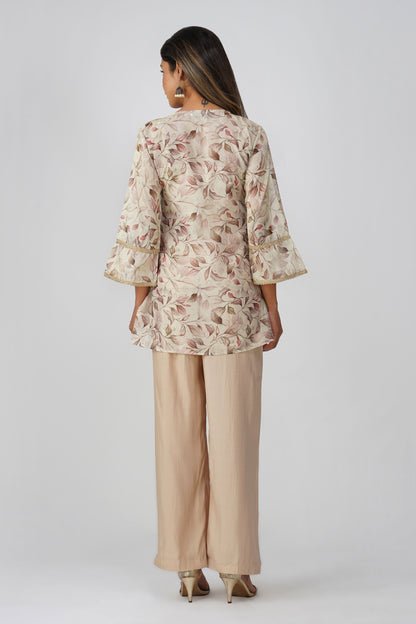 Shimmer Crush Floral Set of 3 – Beige Rose